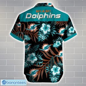 Miami DolphinsTeam Logo Tropical 3D Hawaiian Shirt Big Fans Gift Product Photo 3