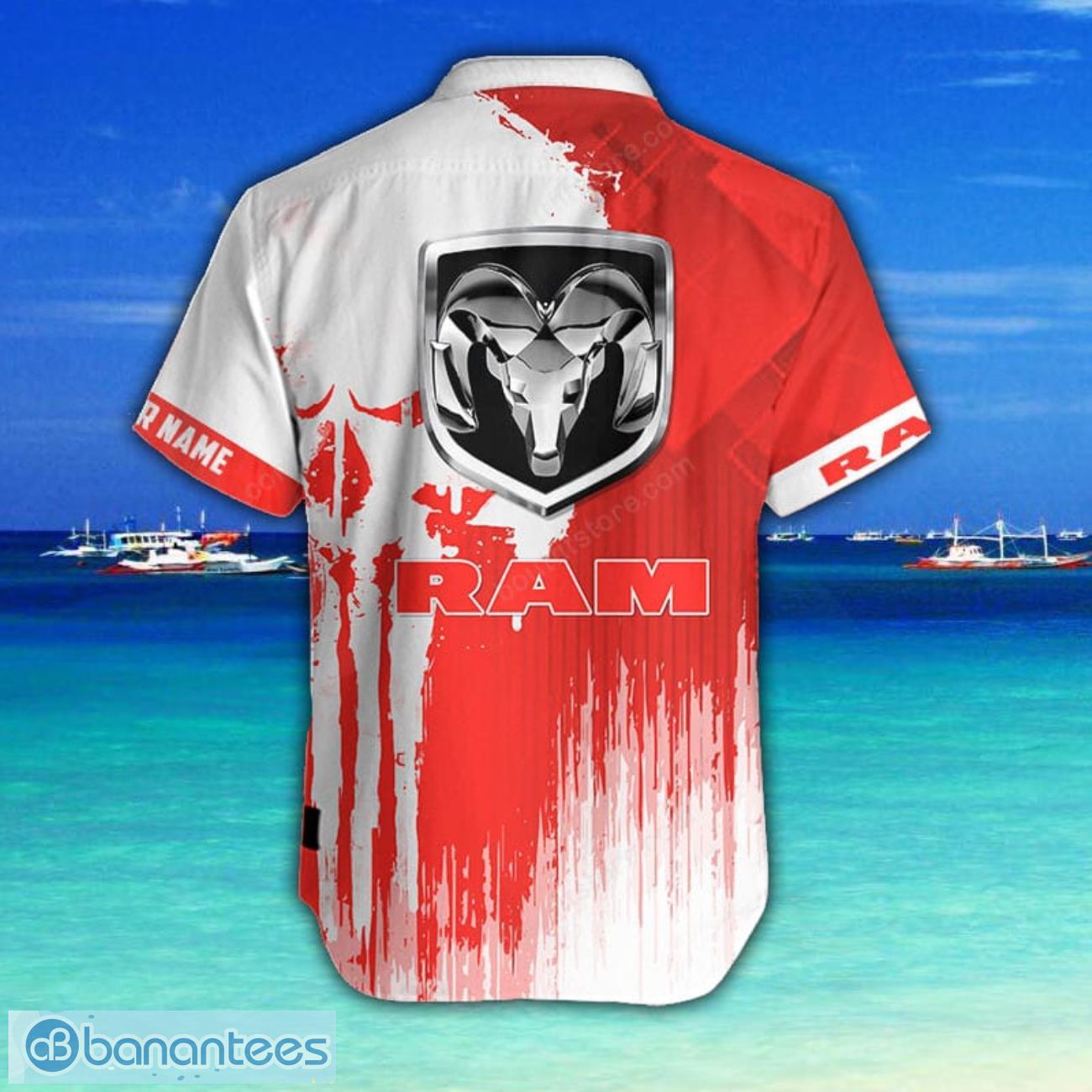 Ram truck 3D Printing Hawaiian Shirt Summer Beach Shirt For Fans Custom Name Ram truck 3D Printing Hawaiian Shirt Summer Beach Shirt For Fans Custom Name Product Photo 3