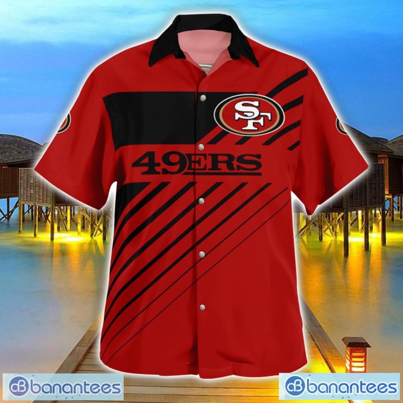 san francisco 49ershawaii shirt 3d full printed beach shirt for men and women 2 image San Francisco 49ersHawaii Shirt 3D Full Printed Beach Shirt For Men And Women Product Photo 3