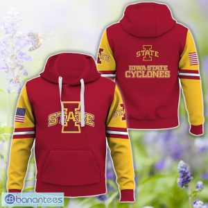 Iowa State Cyclones Logo Team 3D T-Shirt Sweatshirt Hoodie Zip Hoodie For Men Women Product Photo 1