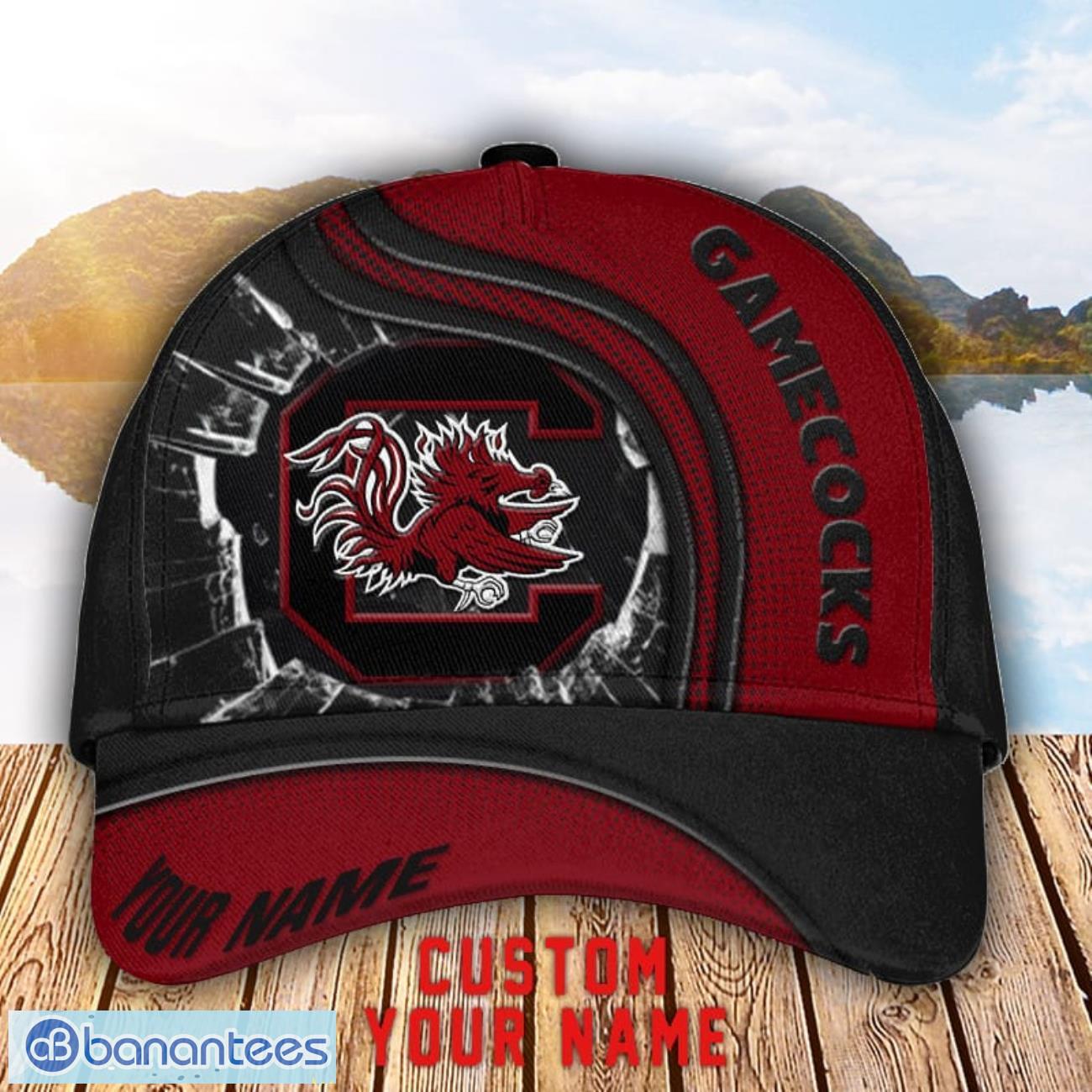 south carolina gamecocks 3d cap custom name for fans sport gift image South Carolina Gamecocks 3D Cap Custom Name For Fans Sport Gift Product Photo 1