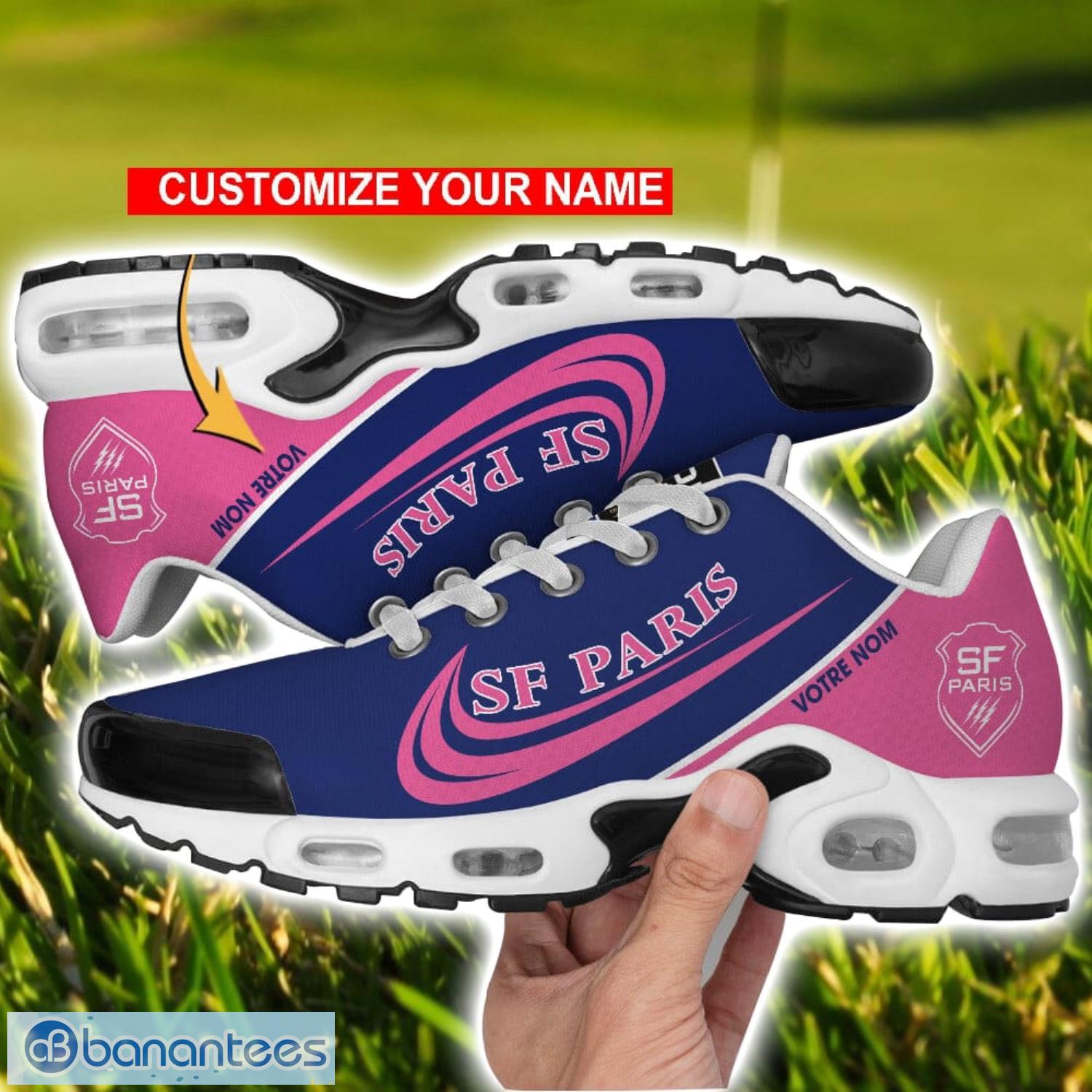 stade francais air cushion sport shoes personalized name gift for men women image Stade Francais Air Cushion Sport Shoes Personalized Name Gift For Men Women Product Photo 1