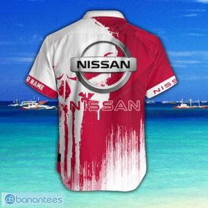 Nissan 3D Printing Hawaiian Shirt Summer Beach Shirt For Fans Custom Name Product Photo 3