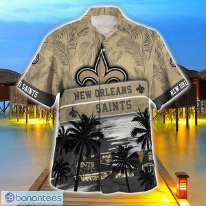 New Orleans Saints Logo Team Tropical Coconut Hawaii Shirt For Men And Women Product Photo 3
