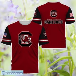 South Carolina Gamecocks Logo Team 3D T-Shirt Sweatshirt Hoodie Zip Hoodie For Men Women Product Photo 3