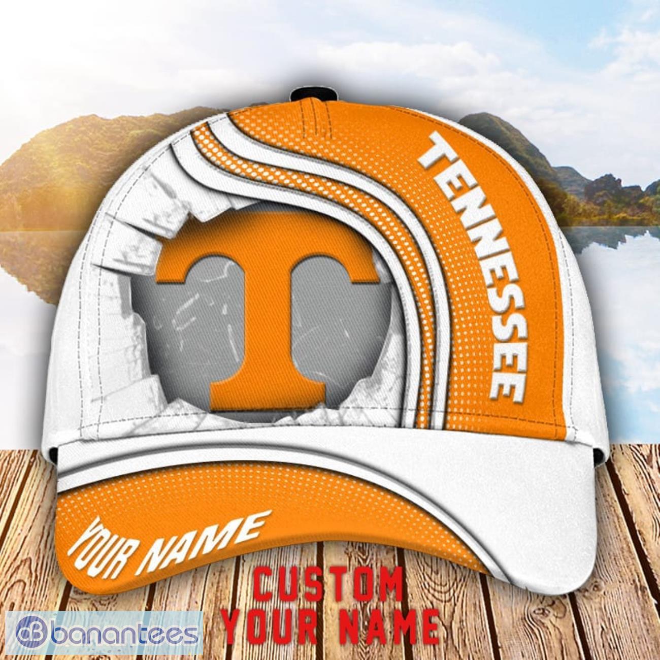 tennessee volunteers 3d cap custom name for fans sport gift image Tennessee Volunteers 3D Cap Custom Name For Fans Sport Gift Product Photo 1