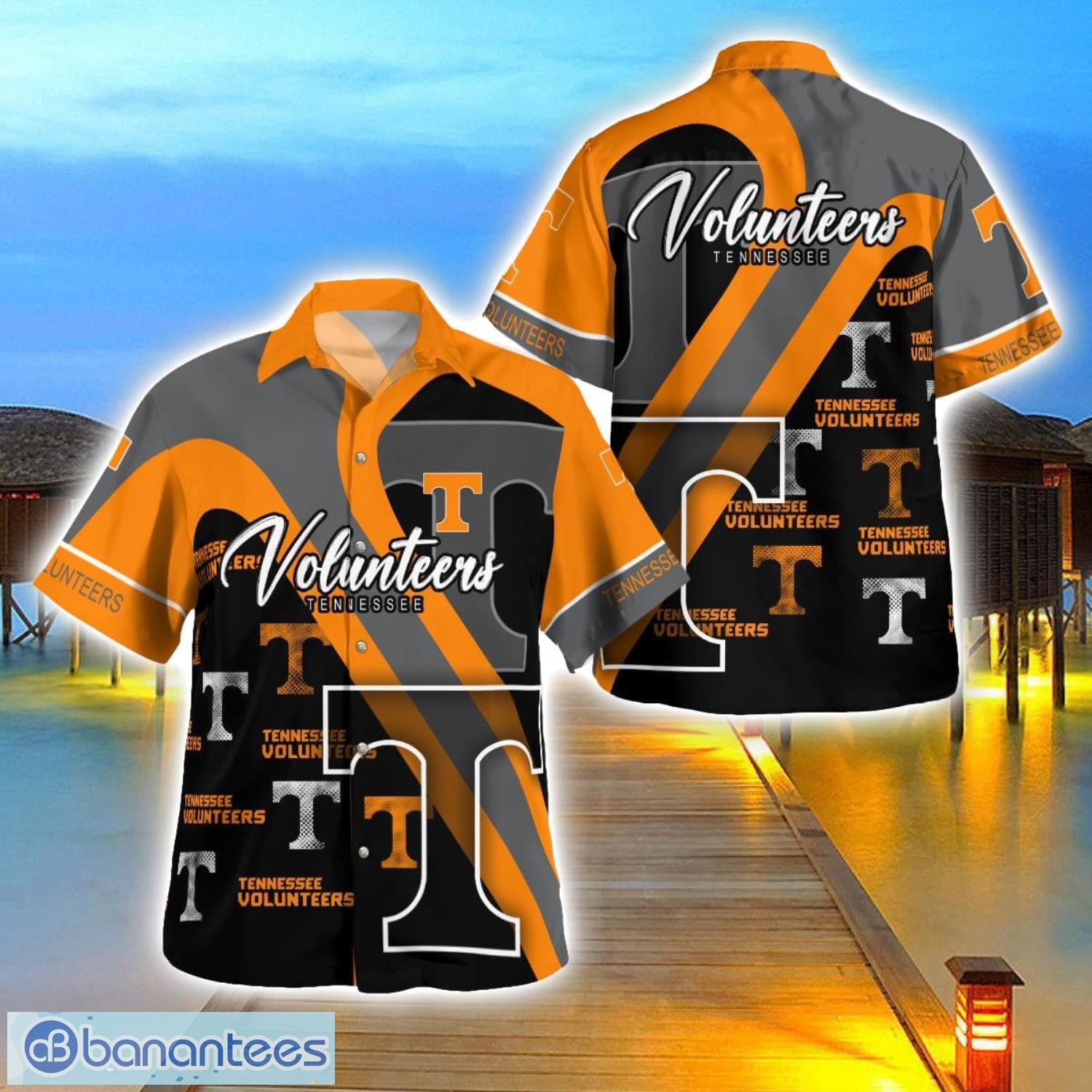 tennessee volunteers hawaii shirt big logo 3d printing hawaiian shirt for men and women image Tennessee Volunteers Hawaii Shirt Big Logo 3D Printing Hawaiian Shirt For Men And Women Product Photo 1