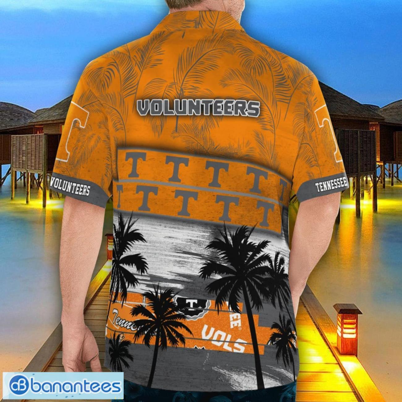 tennessee volunteers logo team tropical coconut hawaii shirt for men and women 1 image Tennessee Volunteers Logo Team Tropical Coconut Hawaii Shirt For Men And Women Product Photo 2