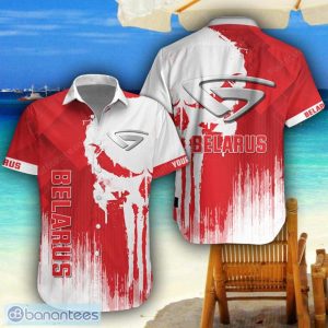 Belarus 3D Printing Hawaiian Shirt Summer Beach Shirt For Fans Custom Name Product Photo 1