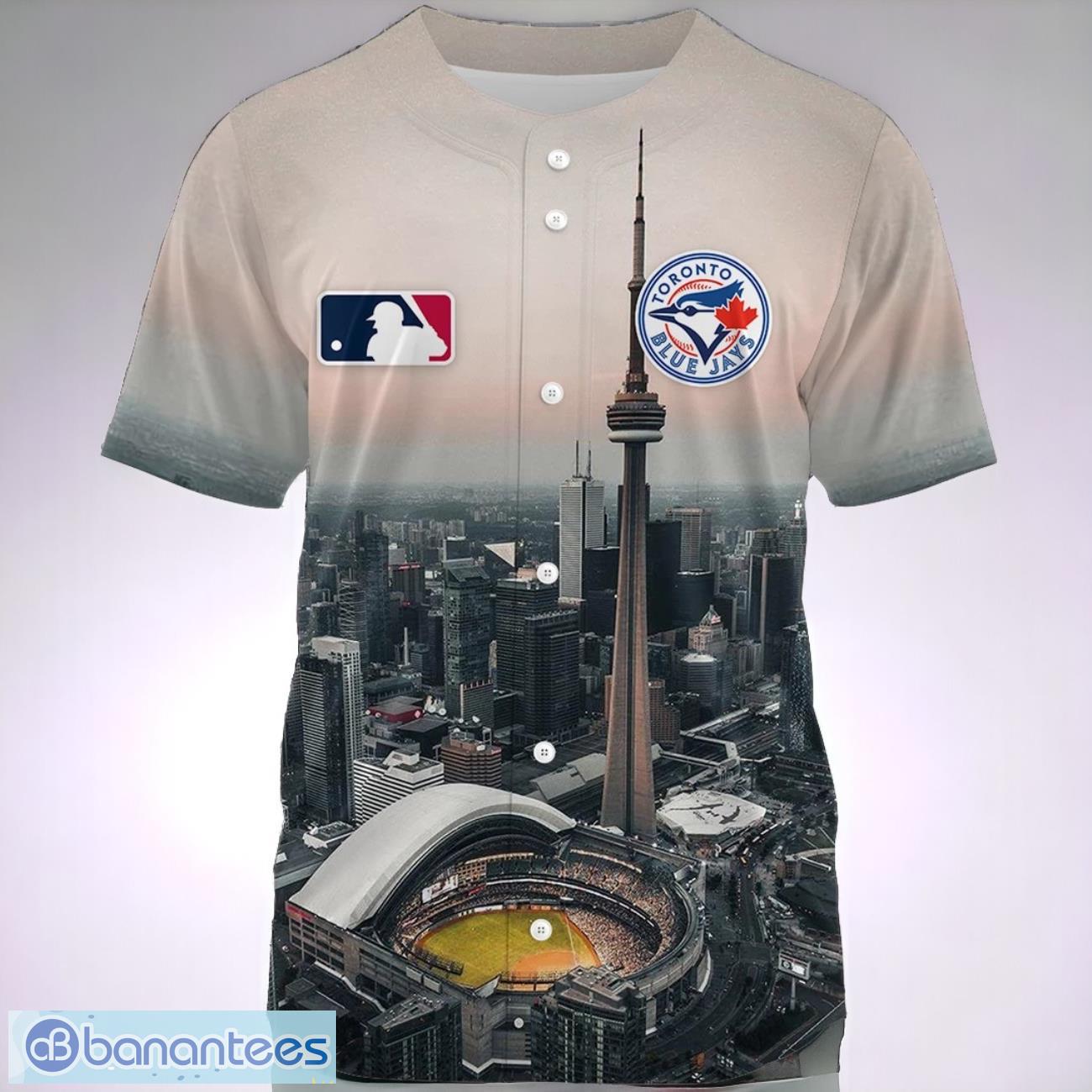 toronto blue jays baseball jersey mlb 2024 custom number and name 1 image Toronto Blue Jays Baseball Jersey MLB 2024 Custom Number And Name Product Photo 2