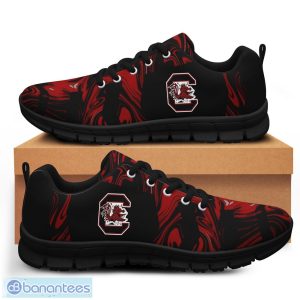 NCAA South Carolina Gamecocks Garnet Black Sneakers Running Shoes Team Gift Men Women Shoes Product Photo 2