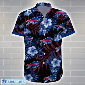Buffalo BillsTeam Logo Tropical 3D Hawaiian Shirt Big Fans Gift Product Photo 2