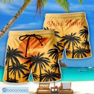 GWS Giants AFL Coconut Pattern Tropical Beach Shorts For Mens Personalized Name Product Photo 1