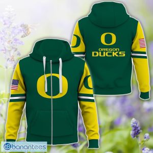 Oregon Ducks Logo Team 3D T-Shirt Sweatshirt Hoodie Zip Hoodie For Men Women Product Photo 4