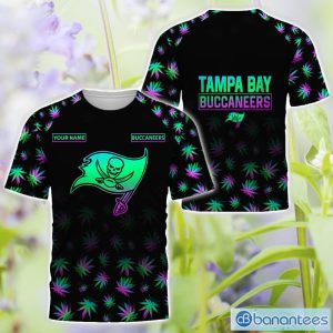 Tampa Bay Buccaneers Personalized Name Weed pattern All Over Printed 3D TShirt Hoodie Sweatshirt Product Photo 3