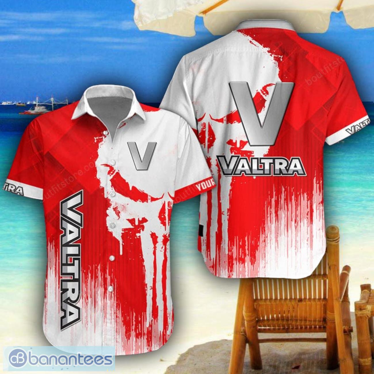 valtra 3d printing hawaiian shirt summer beach shirt for fans custom name image Valtra 3D Printing Hawaiian Shirt Summer Beach Shirt For Fans Custom Name Product Photo 1