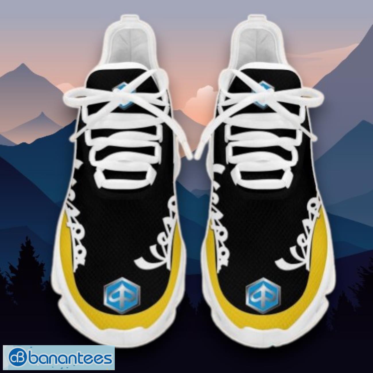 Vespa Black Yellow Max Soul Shoes Dynamic Style Sneakers For Men Women Vespa Black Yellow Max Soul Shoes Dynamic Style Sneakers For Men Women Product Photo 2