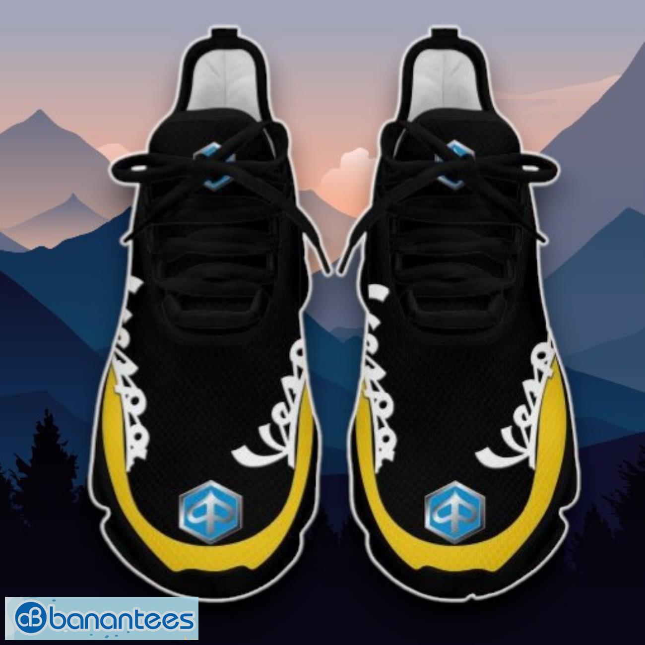 Vespa Black Yellow Max Soul Shoes Dynamic Style Sneakers For Men Women Vespa Black Yellow Max Soul Shoes Dynamic Style Sneakers For Men Women Product Photo 4
