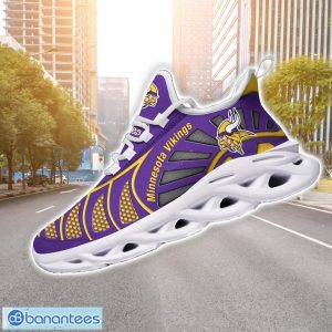 Minnesota Vikings NFLNew Designs Black And White Clunky Shoes Max Soul Shoes Sport Season Gift Product Photo 5