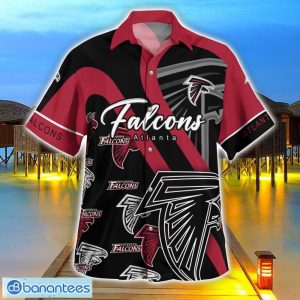 Atlanta Falcons Hawaii Shirt Big Logo 3D Printing Hawaiian Shirt For Men And Women Product Photo 3