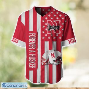 Nebraska Cornhuskers Custom Name and Number NCAA Baseball Jersey Shirt Product Photo 2