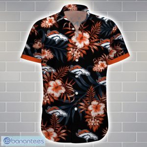 Denver BroncosTeam Logo Tropical 3D Hawaiian Shirt Big Fans Gift Product Photo 2