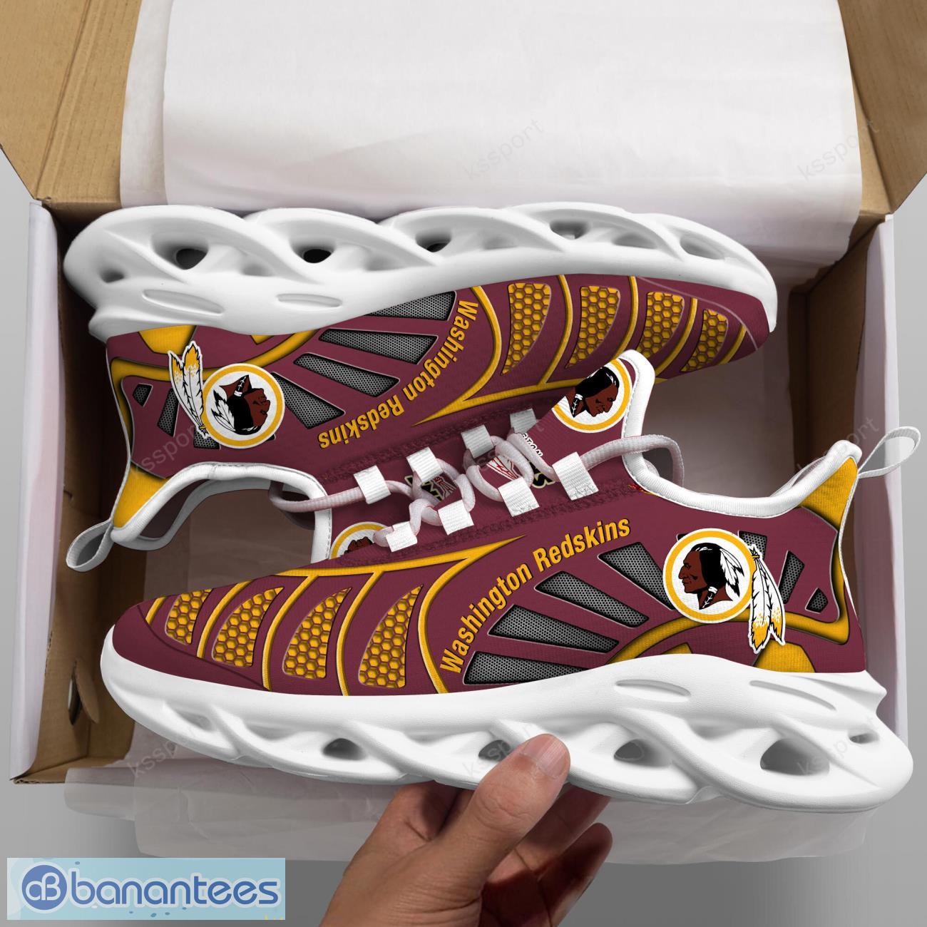 washington redskins nflnew designs black and white clunky shoes max soul shoes sport season gift 1 image Washington Redskins NFLNew Designs Black And White Clunky Shoes Max Soul Shoes Sport Season Gift Product Photo 2