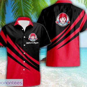 Wendy's Logo Uniform Hawaiian Shirt Summer Beach Shirt Product Photo 1