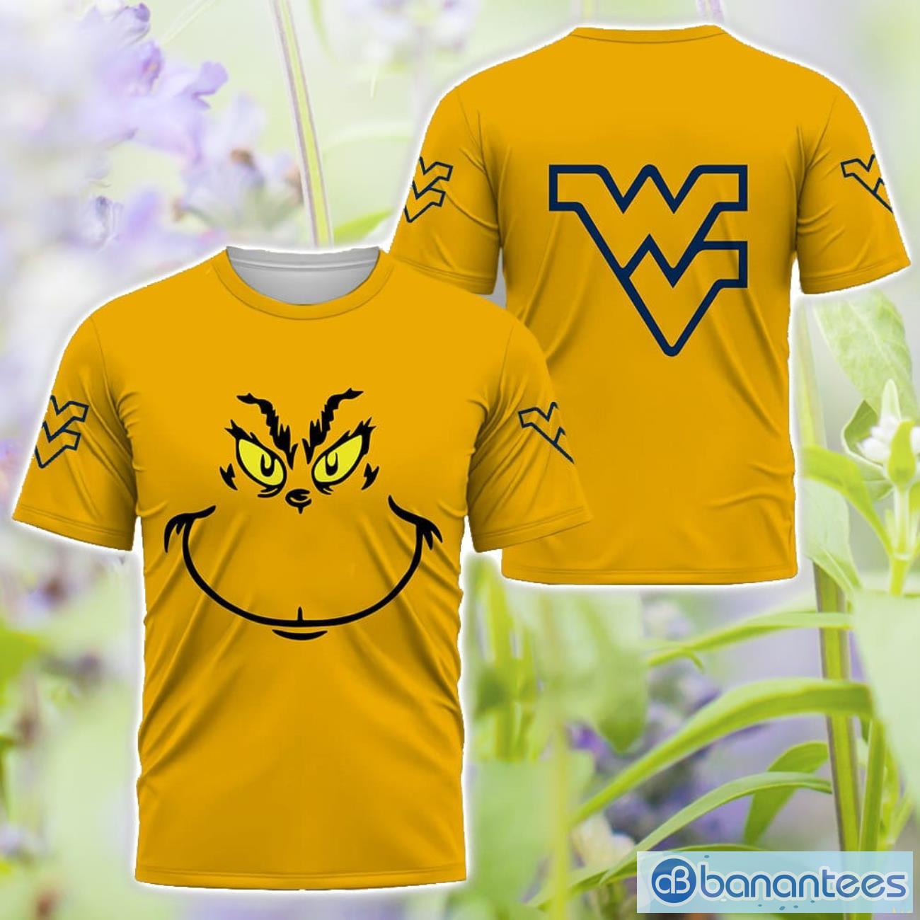 west virginia mountaineers grinch face all over printed 3d tshirt sweatshirt hoodie unisex for men and women 2 image West Virginia Mountaineers Grinch Face All Over Printed 3D TShirt Sweatshirt Hoodie Unisex For Men And Women Product Photo 3