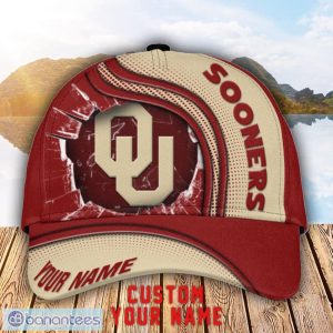 Oklahoma Sooners 3D Cap Custom Name For Fans Sport Gift Product Photo 1