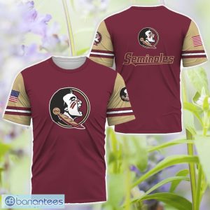 Florida State Seminoles Logo Team 3D T-Shirt Sweatshirt Hoodie Zip Hoodie For Men Women Product Photo 3