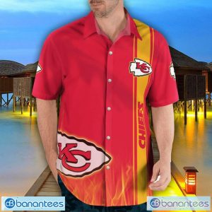Kansas City Chiefs Flame Designs 3D Hawaiian Shirt Special Gift For Fans Product Photo 3