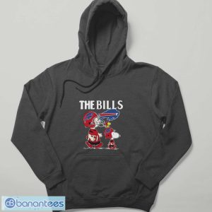 The Buffalo Bills With Red Snoopy Charlie Brown And Woodstock Shirt - Hoodie