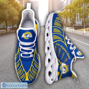 Los Angeles Rams NFLNew Designs Black And White Clunky Shoes Max Soul Shoes Sport Season Gift Product Photo 6