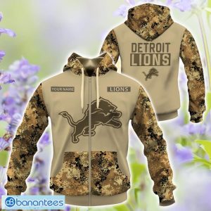 Detroit Lions Autumn season Hunting Gift 3D TShirt Sweatshirt Hoodie Zip Hoodie Custom Name For Fans Product Photo 4