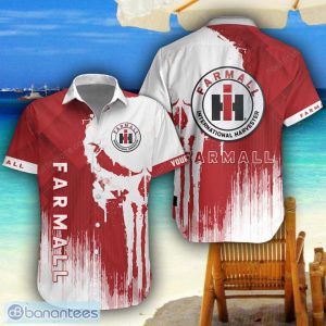 Farmall 3D Printing Hawaiian Shirt Summer Beach Shirt For Fans Custom Name Product Photo 1