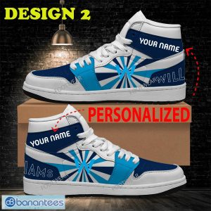 Custom Name F1 Racing Williams Racing Air Jordan 1 Hightop Sneakers For Men Women Fans Gift - F1 Racing Williams Racing Air Jordan 1 Hightop Sneakers Style 2