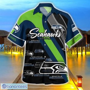 Seattle Seahawks Hawaii Shirt Big Logo 3D Printing Hawaiian Shirt For Men And Women Product Photo 3