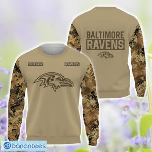 Baltimore Ravens Autumn season Hunting Gift 3D TShirt Sweatshirt Hoodie Zip Hoodie Custom Name For Fans Product Photo 2