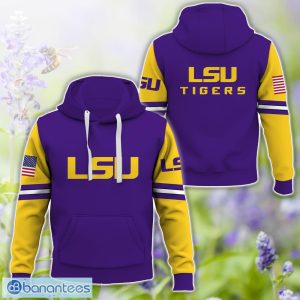 LSU Tigers Logo Team 3D T-Shirt Sweatshirt Hoodie Zip Hoodie For Men Women Product Photo 1