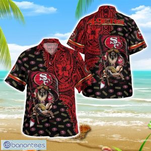 SF 49ers Tribal Hawaii Shirt For Fans Beach Shirt Product Photo 1