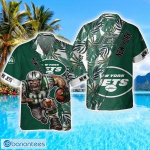 New York Jets Mascot Team 3D Hawaiian Shirt Sport Fans Summer Gift Product Photo 1