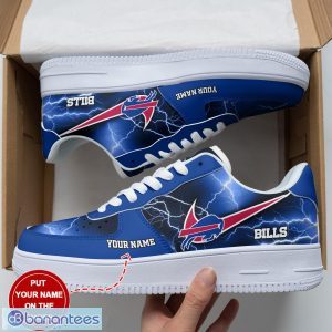 Buffalo Bills Personalized Name 3D Air Force Shoes AF1 Shoes New Trending Sneakers Shoes Sport Lover Gift Product Photo 1