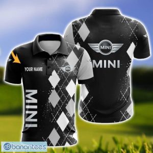 Mini Caro And Logo 3D Polo Shirt For Men Limited Custom Name Product Photo 1