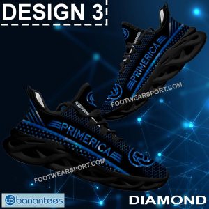 Primerica Max Soul Shoes Gold, Diamond, Silver All Over Print Trend Chunky Sneaker Gift - Brand Primerica Max Soul Shoes style 3