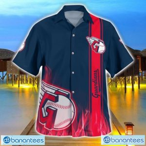 Cleveland Guardians Flame Designs 3D Hawaiian Shirt Special Gift For Fans Product Photo 1