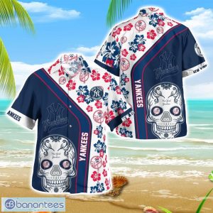 New York Yankees Tropical Hawaiian Shirt Summer Gift Beach Shirt Men Women Shirt Product Photo 1