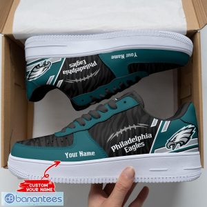 Philadelphia Eagles Custom Name 3D Air Force Shoes AF1 Shoes Personalized Sneakers For Fans Product Photo 1