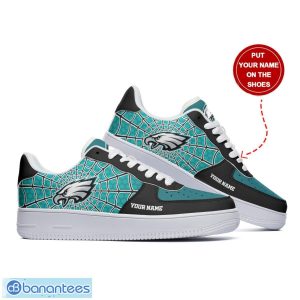 Philadelphia Eagles Personalized Name 3D Air Force Shoes AF1 Shoes Big Fans Sport Gift Product Photo 1