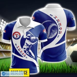 Texas Rangers 3D Polo Shirt For Team New Trending Gift Product Photo 1